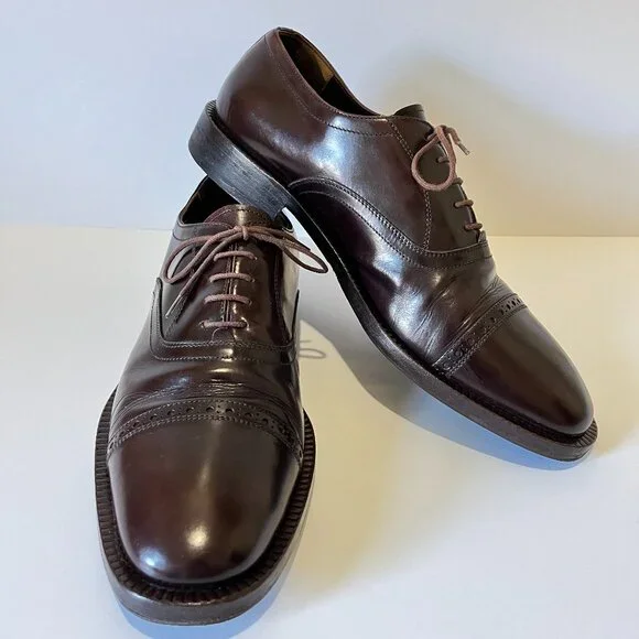 Dark Brown Cap Toe Dress Shoe by Joan & David Couture - Picture 3 of 13